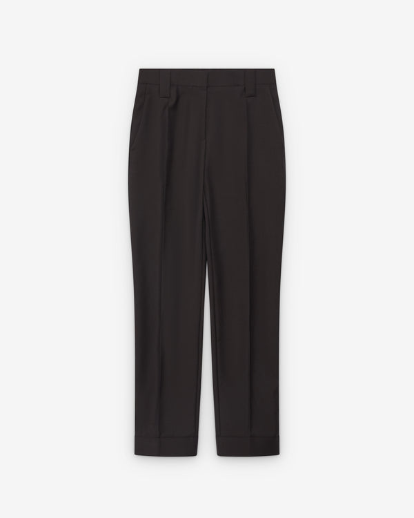 Versace  - Women's Wool-Mohair Formal Trousers - (Dark Chocoalte)