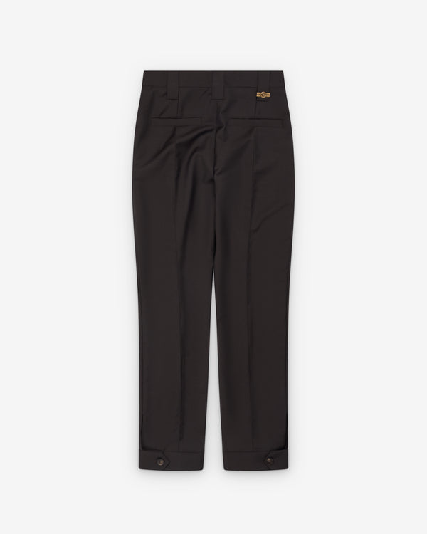 Versace  - Women's Wool-Mohair Formal Trousers - (Dark Chocoalte)