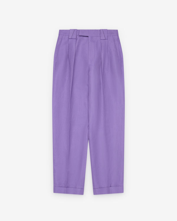 Versace  - Men's Hemp Formal Trousers - (Violet)