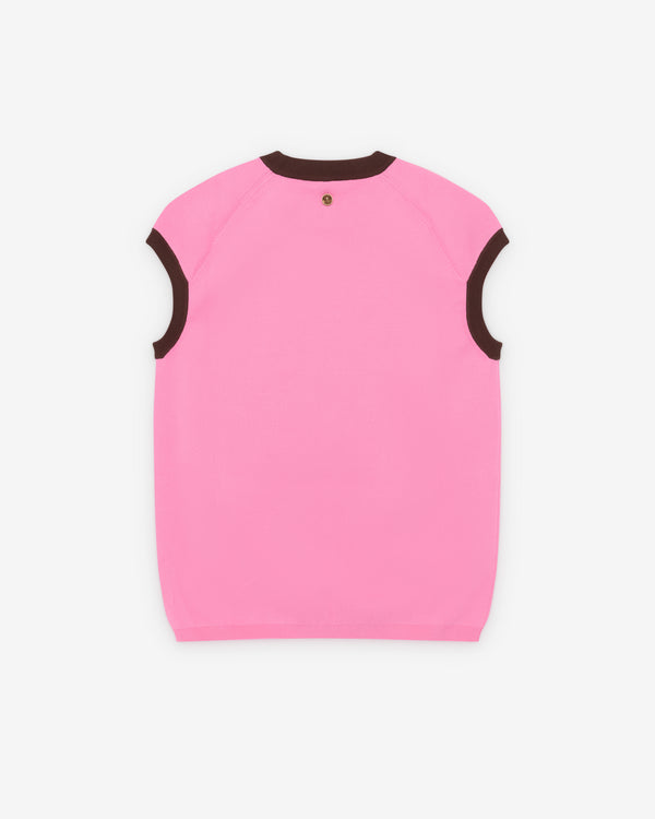 Versace  - Men's Cotton Knit Top - (Pink)