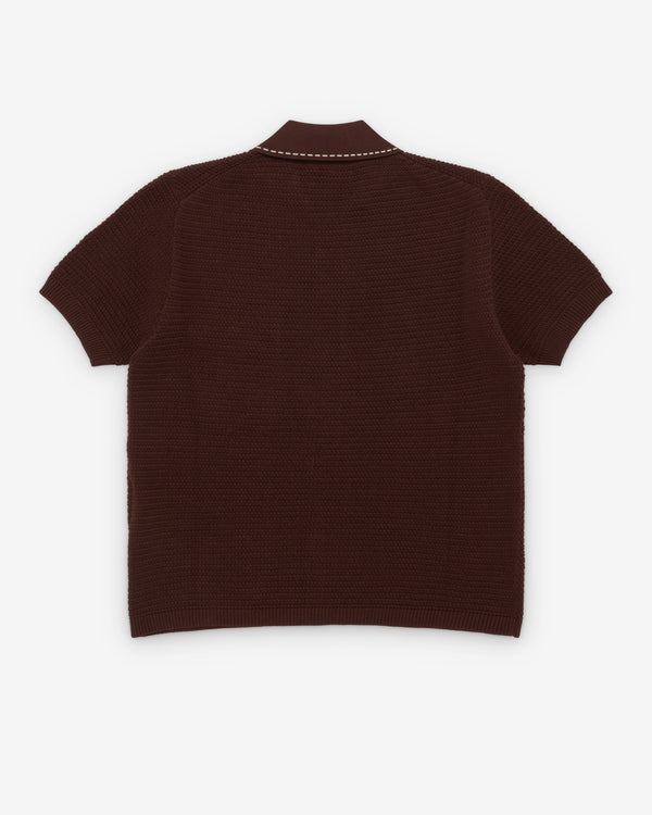 Versace  - Men's Cotton Knit Shirt - (Brown)