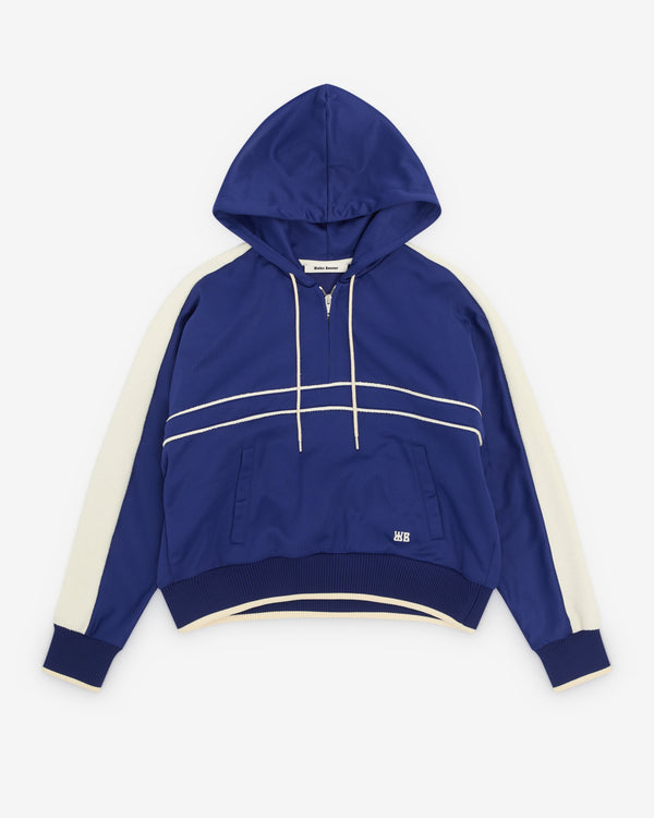 Wales Bonner - Women’s Mantra Hoodie - (Navy/Cream)