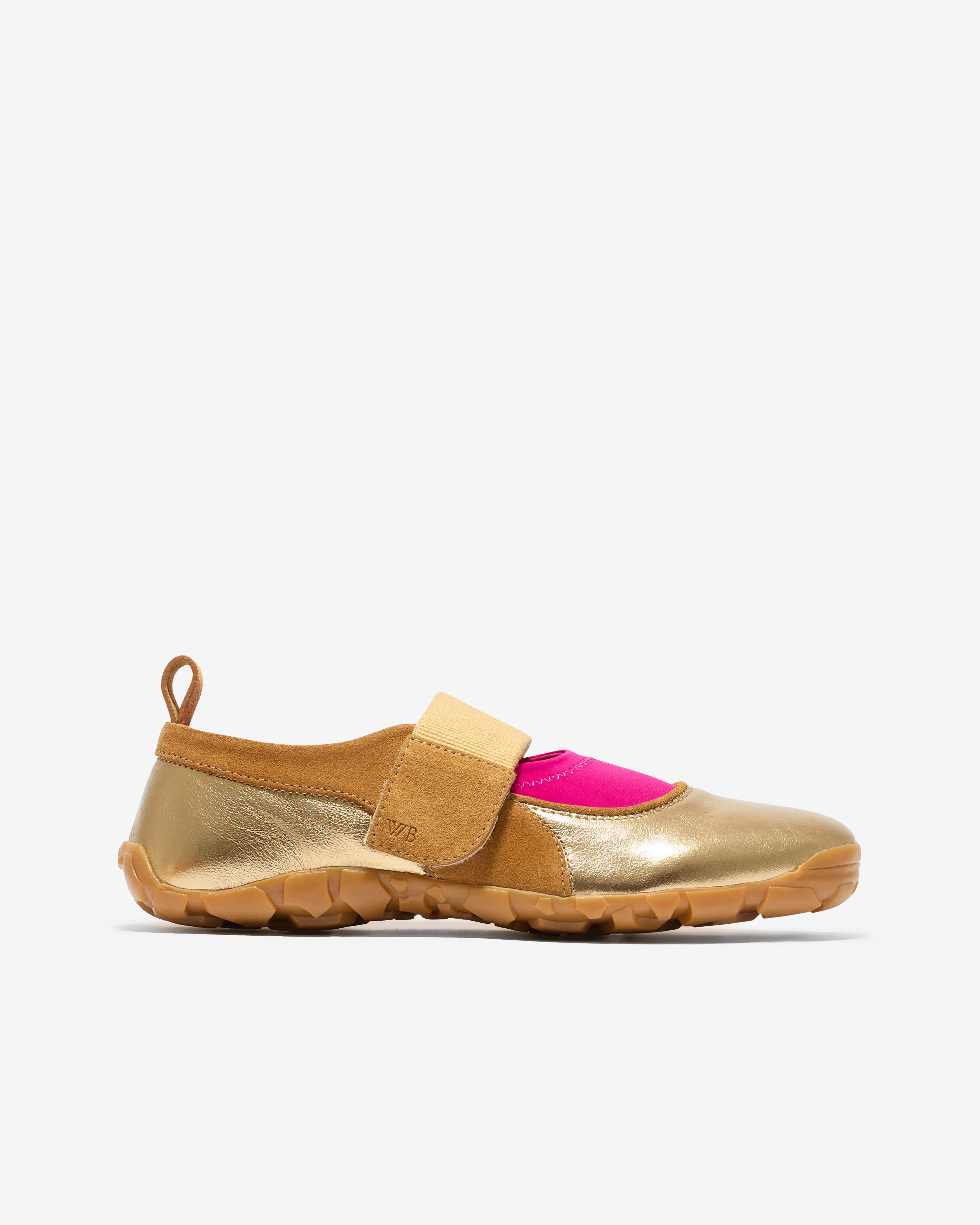 Wales Bonner: Women's Jewel Mary Jane (Gold) | DSML E-SHOP