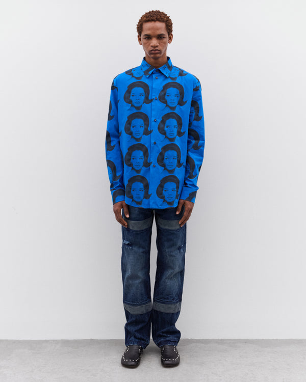 Wales Bonner - Men’s Selah Shirt - (Blue)