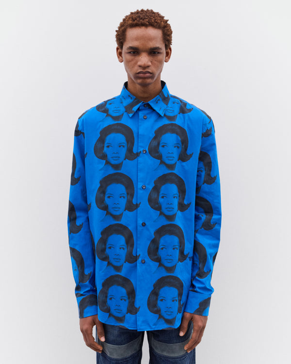 Wales Bonner - Men’s Selah Shirt - (Blue)