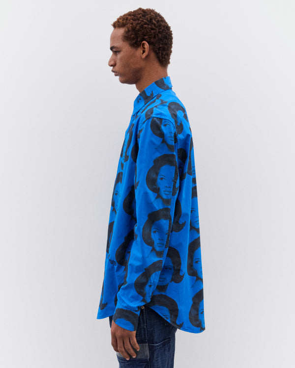 Wales Bonner - Men’s Selah Shirt - (Blue)