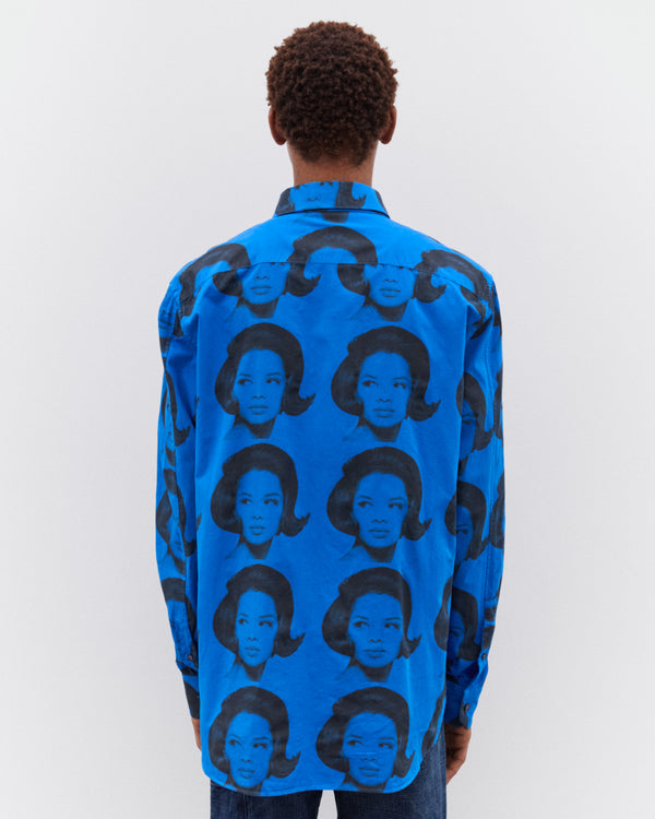 Wales Bonner - Men’s Selah Shirt - (Blue)