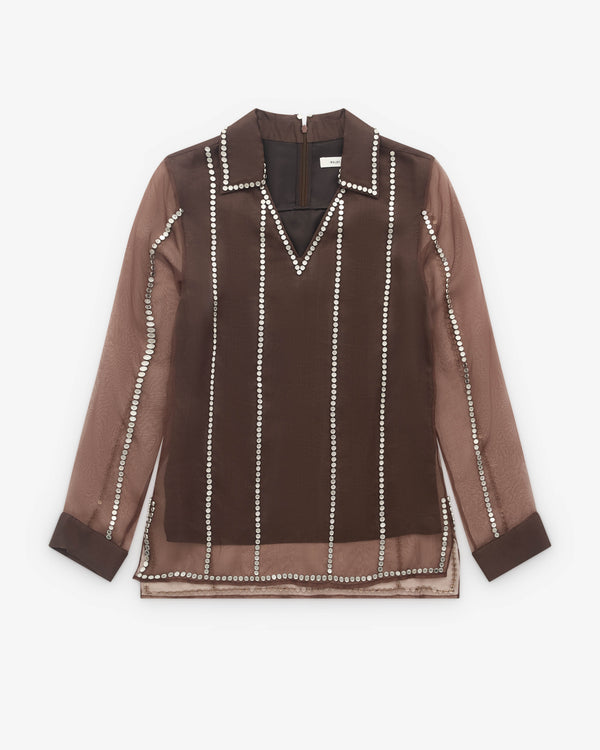 Wales Bonner - Women’s Presence Top - (Brown)