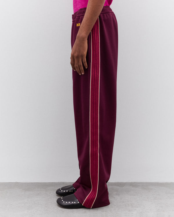Wales Bonner - Men’s Track Pant - (Burgundy)
