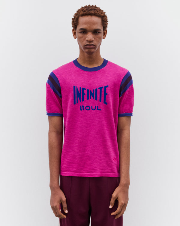 Wales Bonner - Men’s Soul T-Shirt - (Magenta)