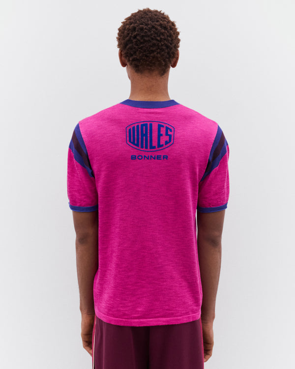 Wales Bonner - Men’s Soul T-Shirt - (Magenta)