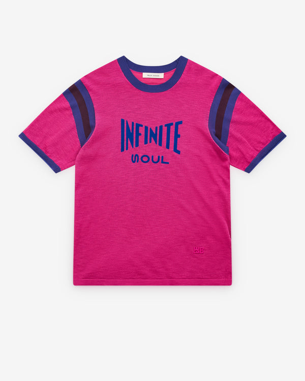 Wales Bonner - Men’s Soul T-Shirt - (Magenta)