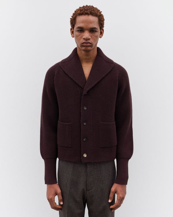 Wales Bonner - Men’s Solace Cardigan - (Brown)