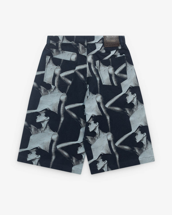 Wales Bonner - Men’s Printed Shorts - (Indigo)