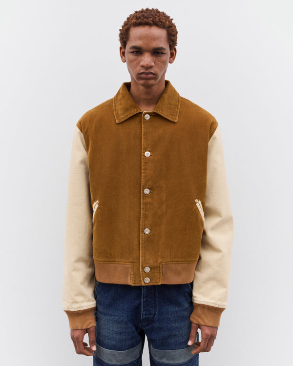 Wales Bonner - Men’s Varsity Jacket - (Brown)