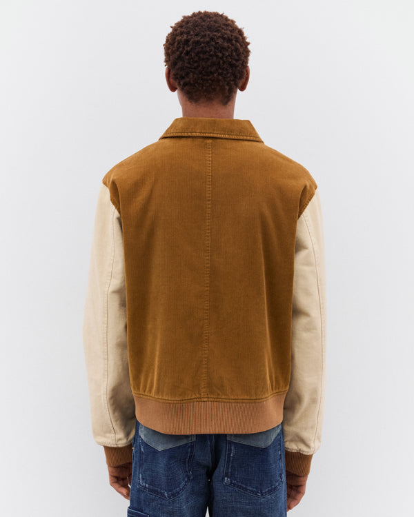 Wales Bonner - Men’s Varsity Jacket - (Brown)