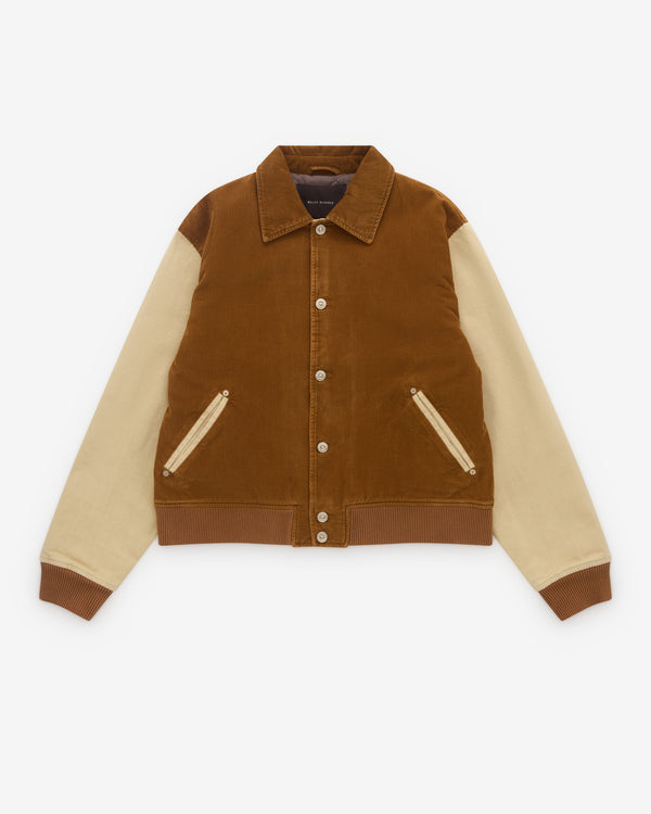 Wales Bonner - Men’s Varsity Jacket - (Brown)