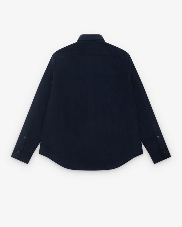 Wales Bonner - Men’s Grove Corduroy Shirt - (Navy)