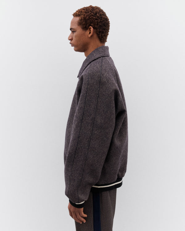 Wales Bonner - Men’s Varsity Jacket - (Grey)