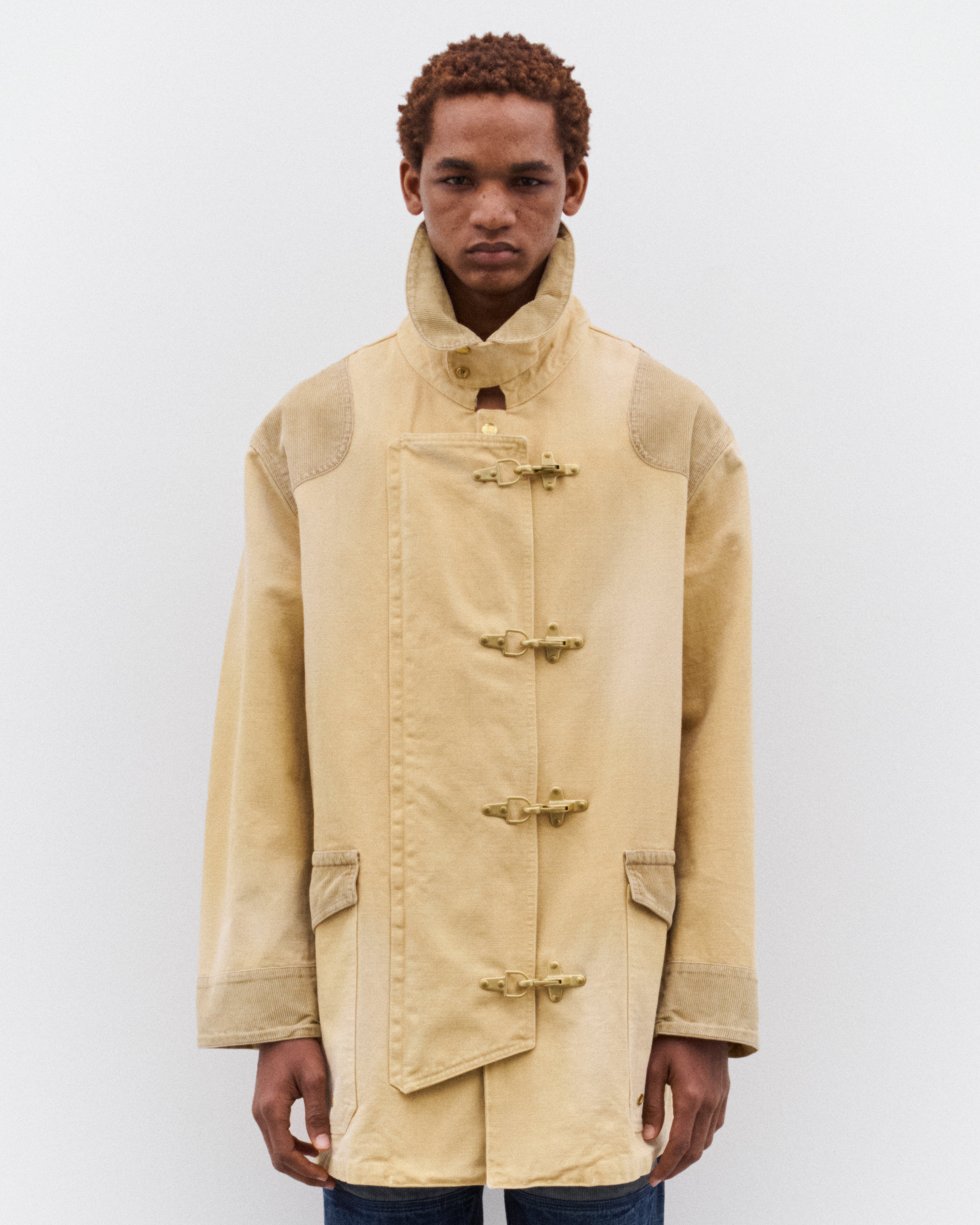 Wales Bonner: Men's Sierra Coat (Brown) | Dover Street Market London
