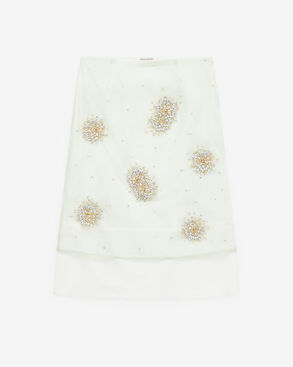 Wales Bonner - Women’s Triumph Embroidered Skirt - (Light Green)