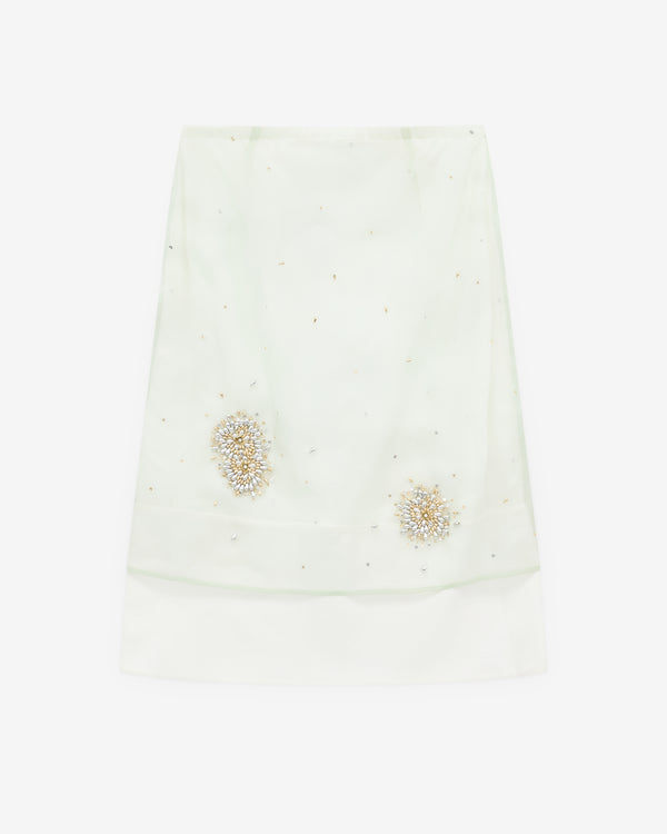 Wales Bonner - Women’s Triumph Embroidered Skirt - (Light Green)