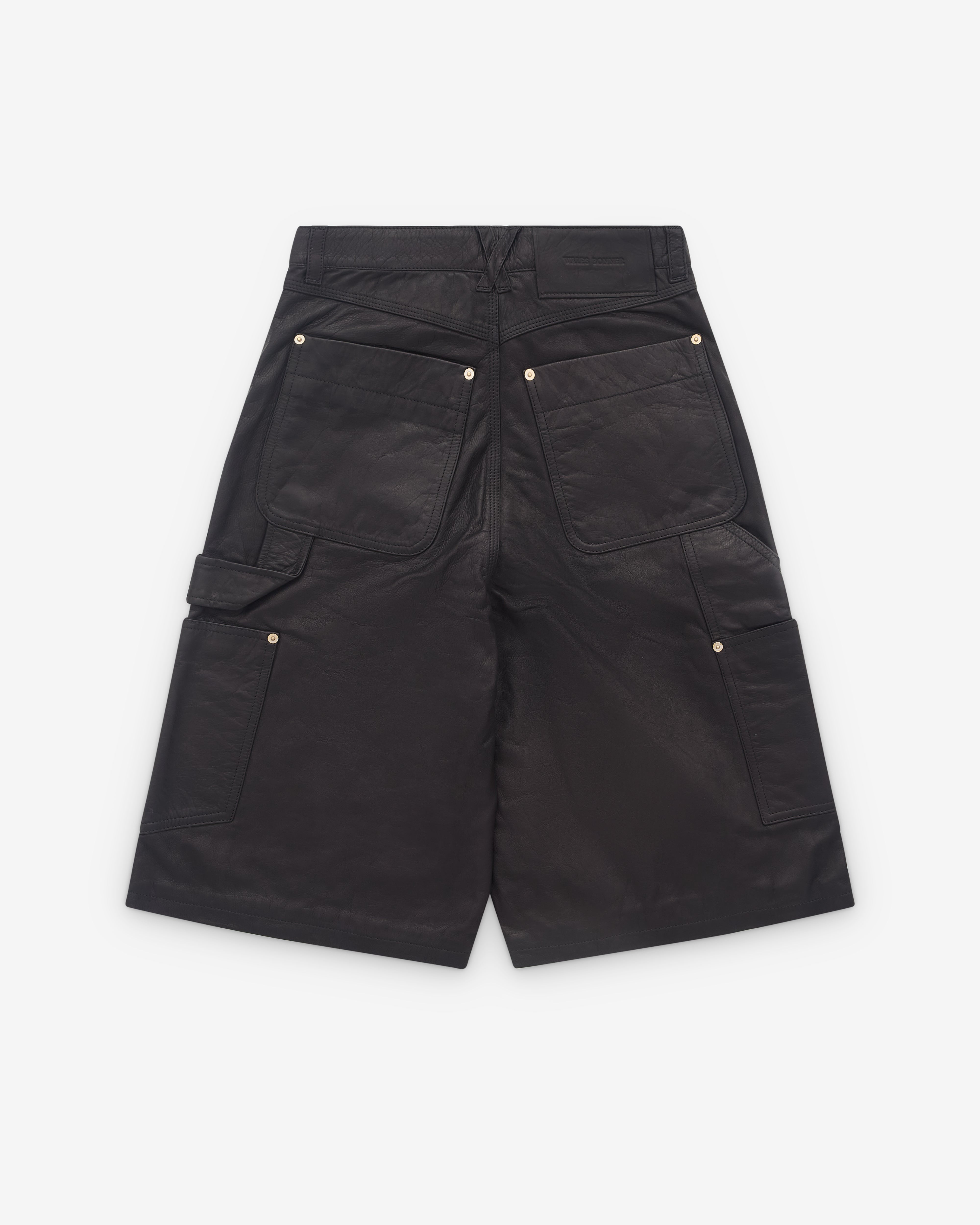 A*L様 25ss WALES BONNER IVY SHORTS レザーショー Wales Bonner Ivy Shorts | Black | FARFETCH