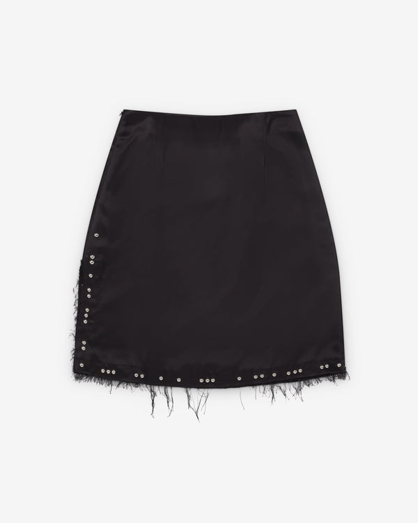 Wales Bonner - Women's Iris Studded Skirt - (Black)