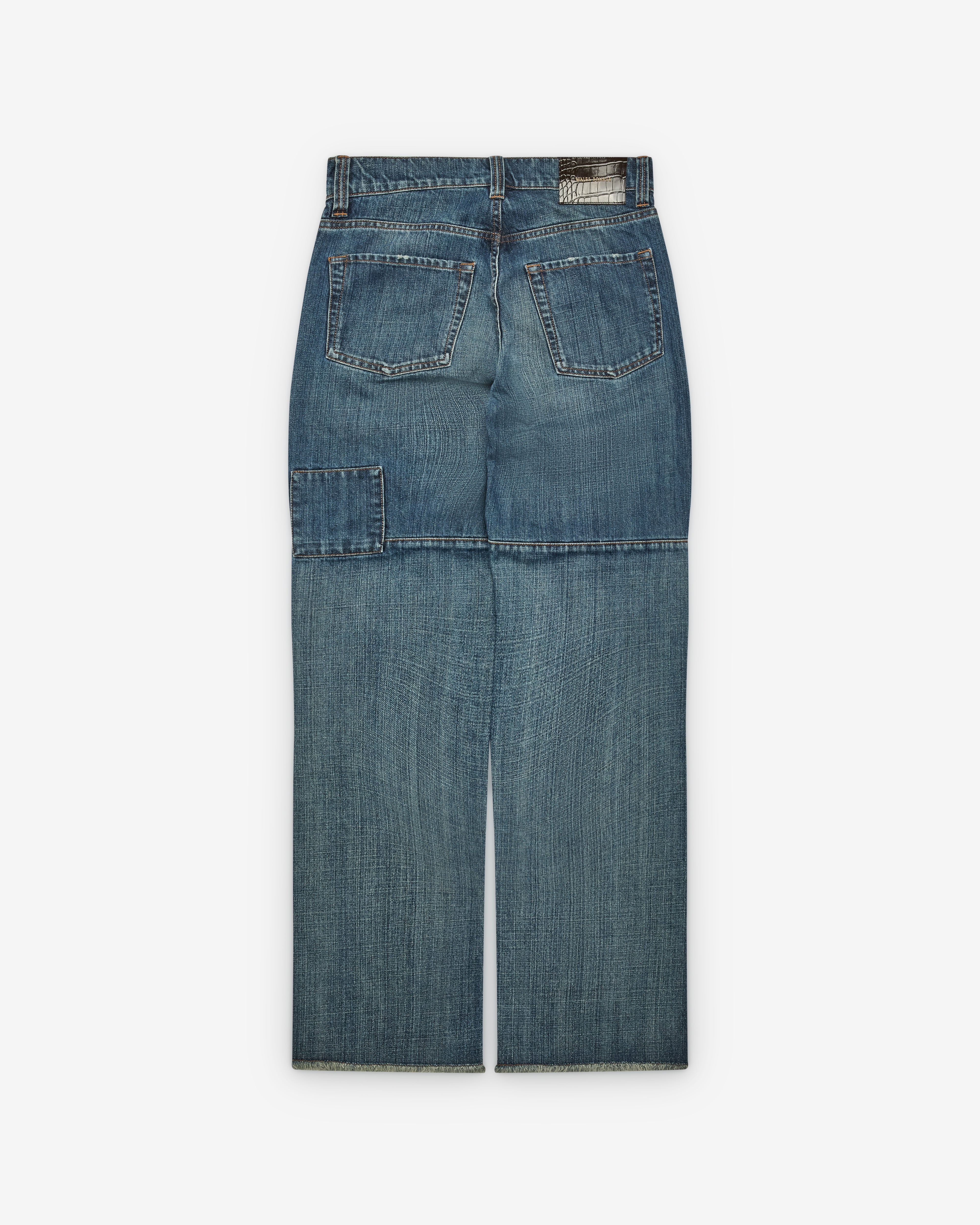 Wales Bonner: Men's Chance Denim (Blue Patched) | Dover Street