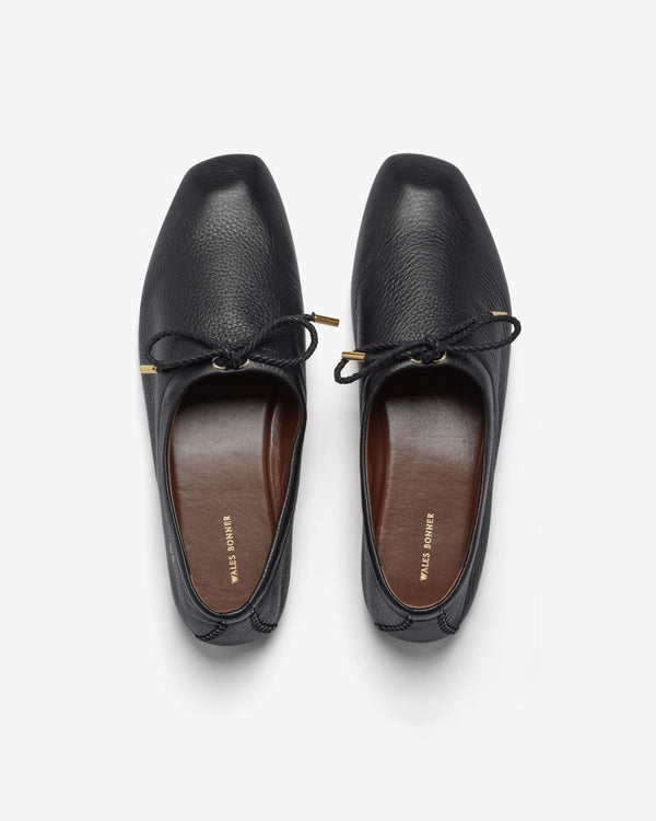 Wales Bonner - Julien Lace Up Slipper - (Black)