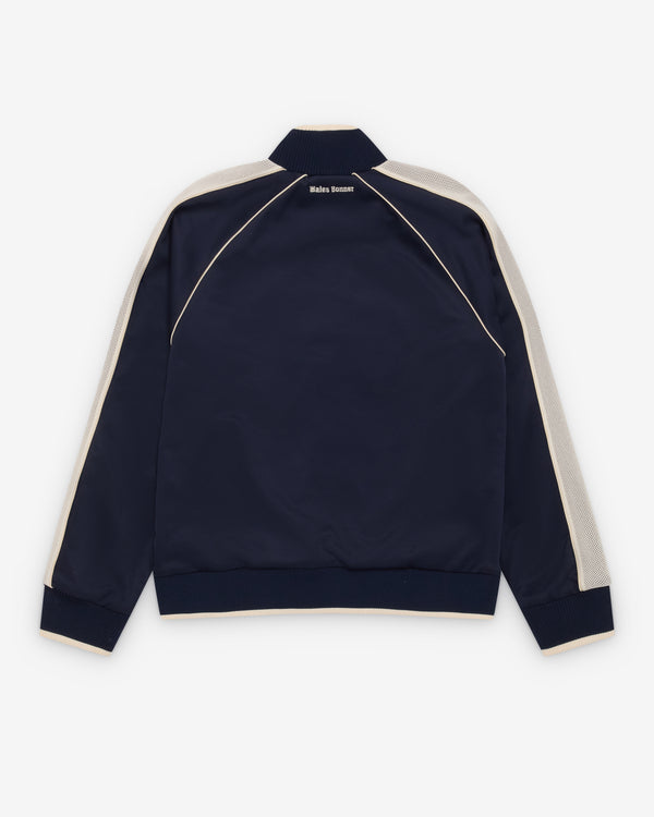 Wales Bonner - Men's Motion Track Top - (Navy/Ivory)