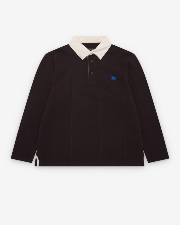 Wales Bonner - Men's City Polo - (Dark Brown)