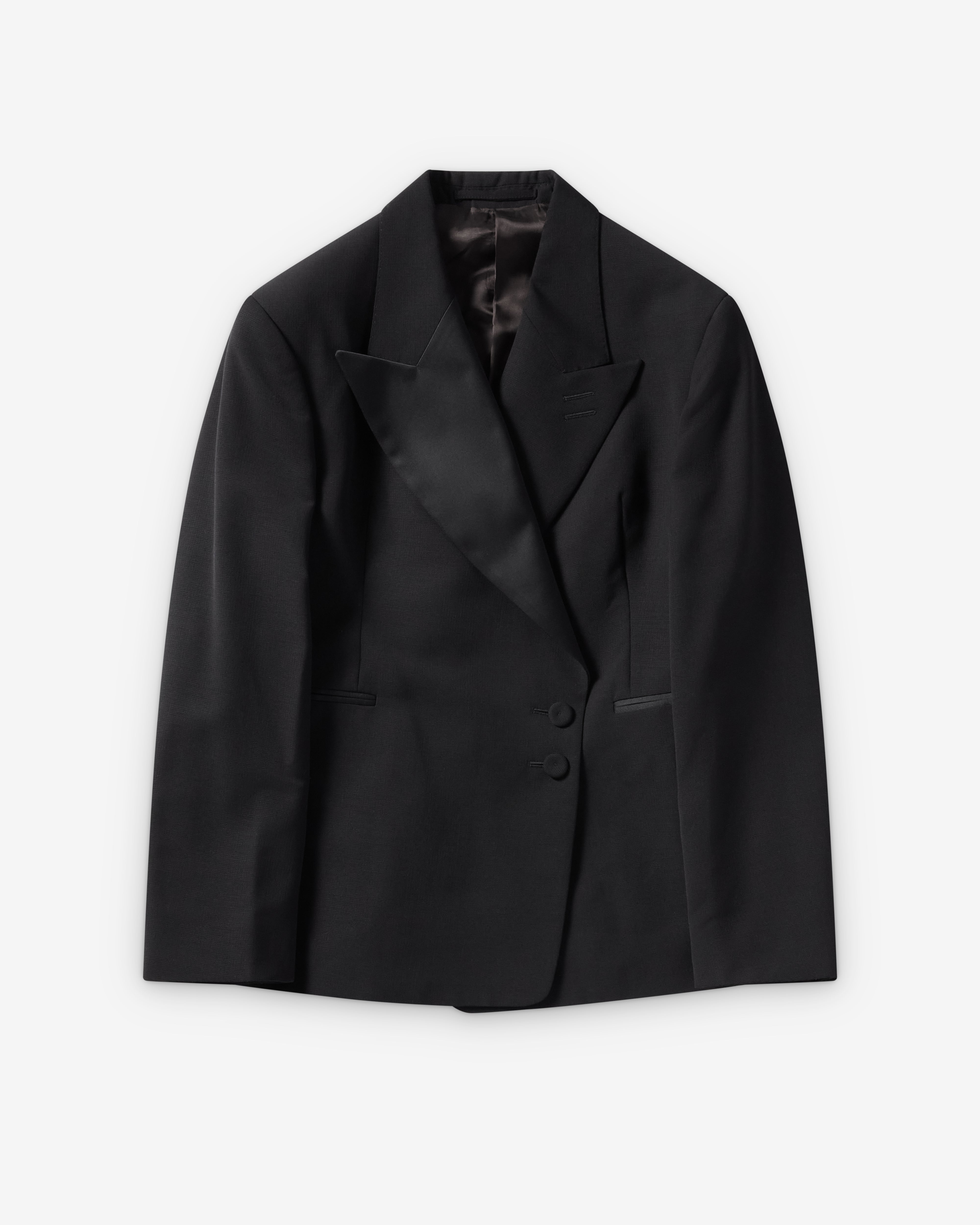 Wales Bonner: Women's Gallery Tuxedo Jacket (Black) | Dover Street
