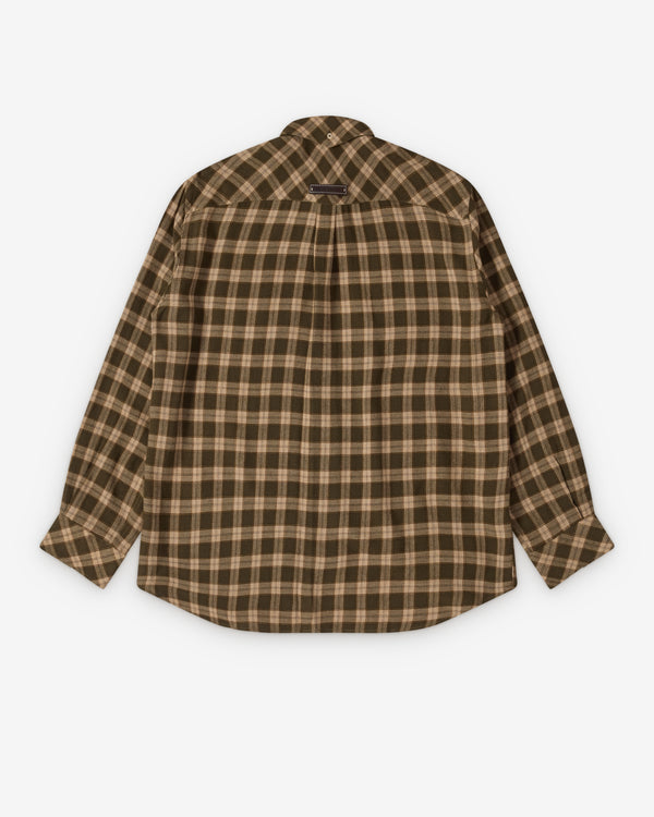Wales Bonner - Women's Ritual Shirt - (Jade/Ocre/Oyster)