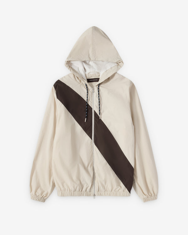 Wales Bonner -  Kalpa Anorak - (Oyster/Dark Brown)