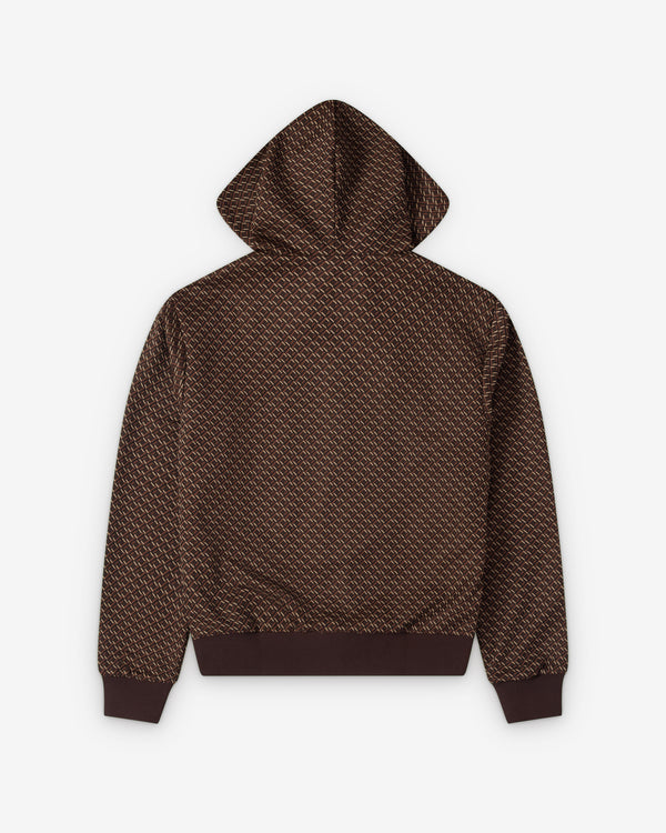 Wales Bonner -  Hooded Track Jacket - (Brown)