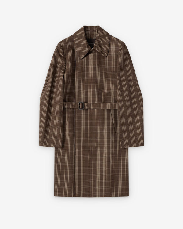Wales Bonner - Men's Linear Coat - (Umber/Ivory/Black)
