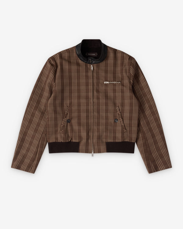 Wales Bonner - Men's Axis Jacket - (Umber/Ivory/Black)