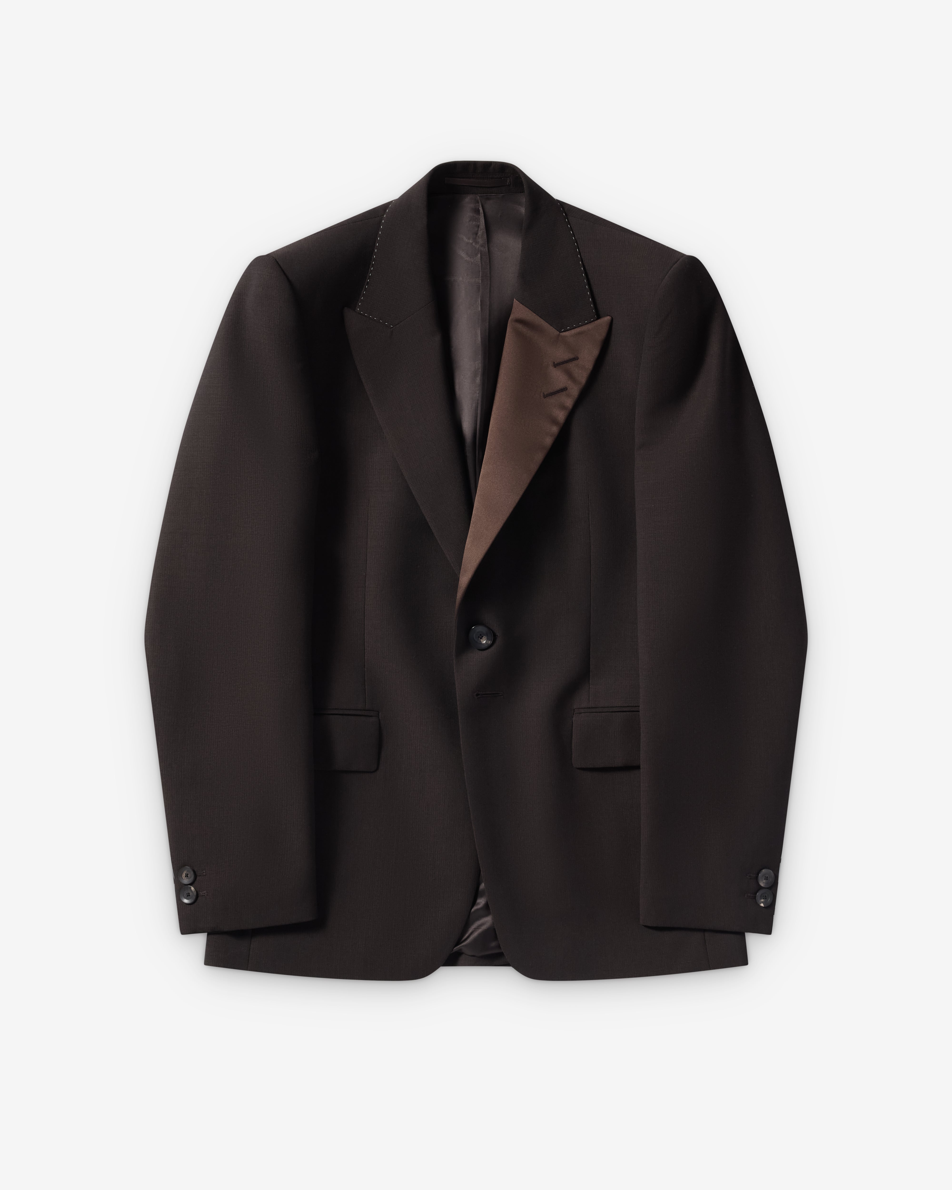 Wales Bonner: Men's Alto Blazer (Brown) | Dover Street Market London