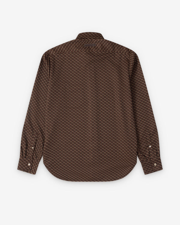 Wales Bonner - Men's Doshi Shirt - (Brown/Caramel)