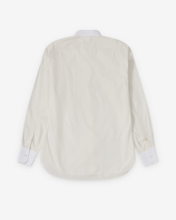 Wales Bonner - Men's Tone Dress Shirt - (Ivory/White)