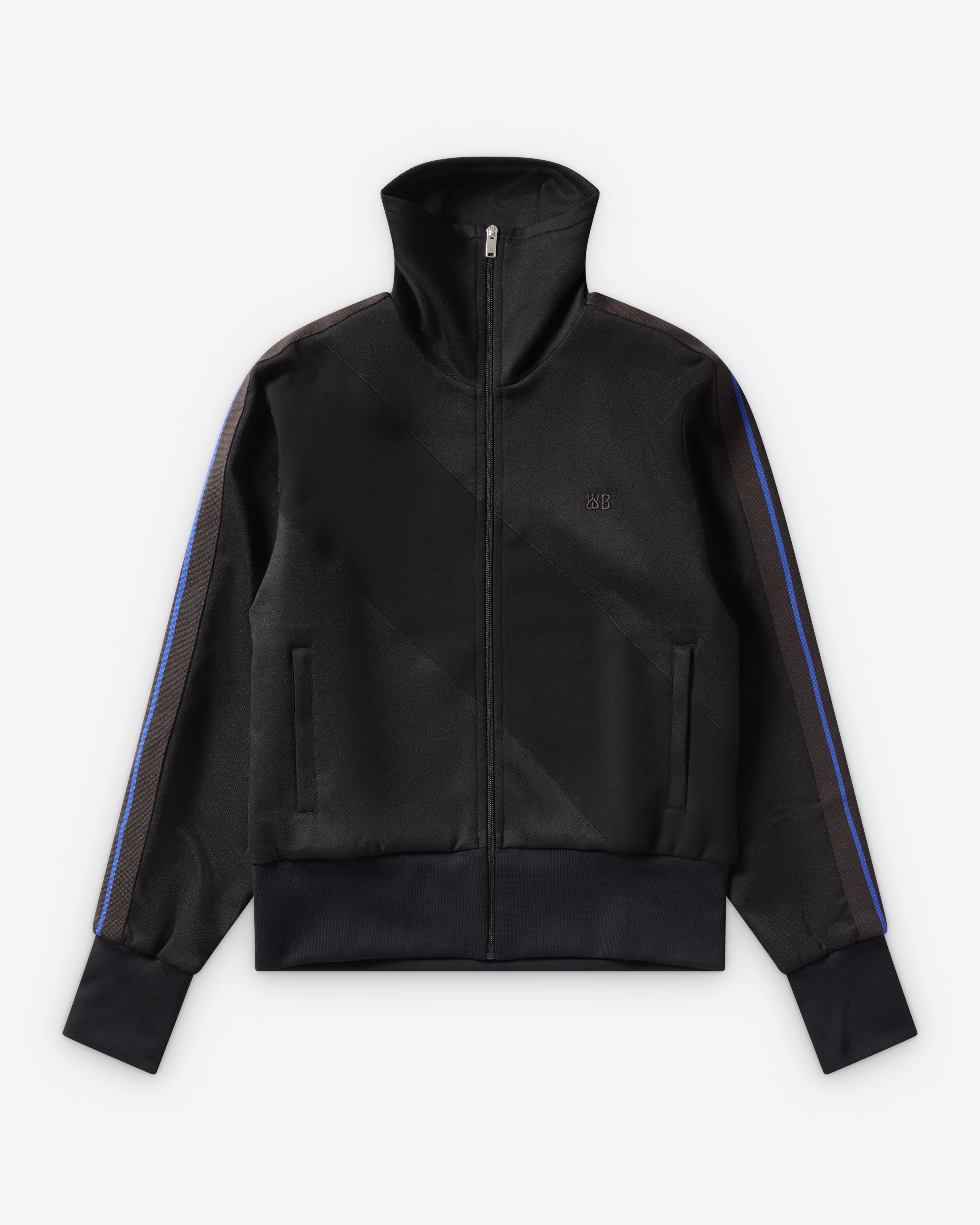 Wales Bonner: Men's Form Track Top (Black) | Dover Street Market