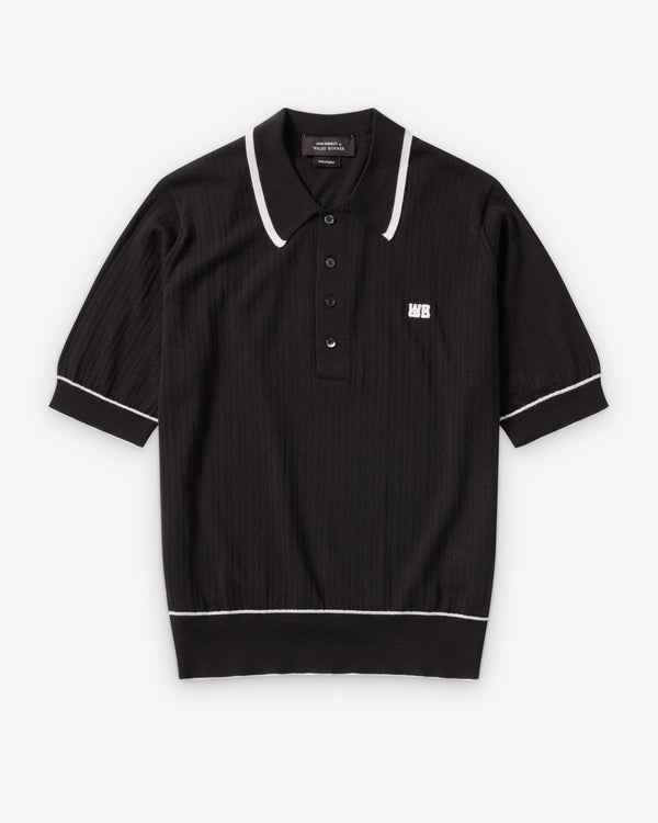 Wales Bonner - Men's John Smedley Blessings Polo - (Dark Brown)