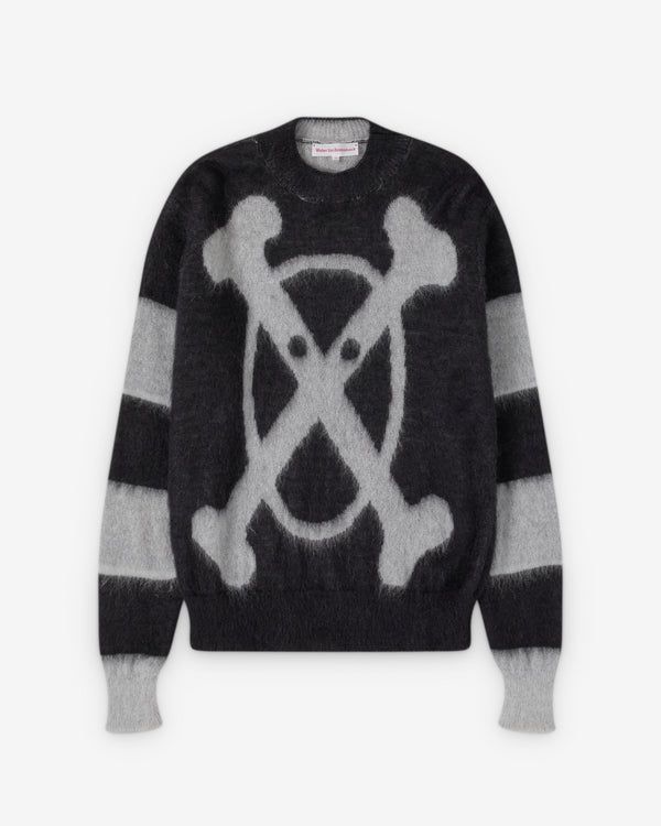 Walter Van Beirendonck - Men's Crossed Bones Knit - (Black/Grey)