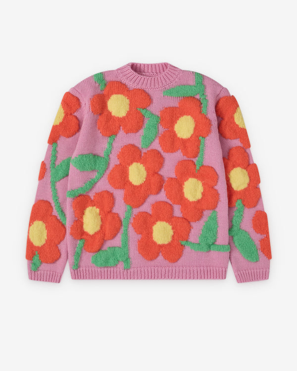 Walter Van Beirendonck - Men's Flower Power Knit - (Pink/Red)