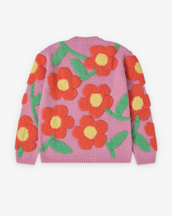 Walter Van Beirendonck - Men's Flower Power Knit - (Pink/Red)