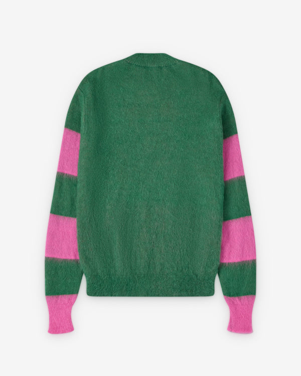 Walter Van Beirendonck - Men's Crossed Bones Knit - (Green/Pink)