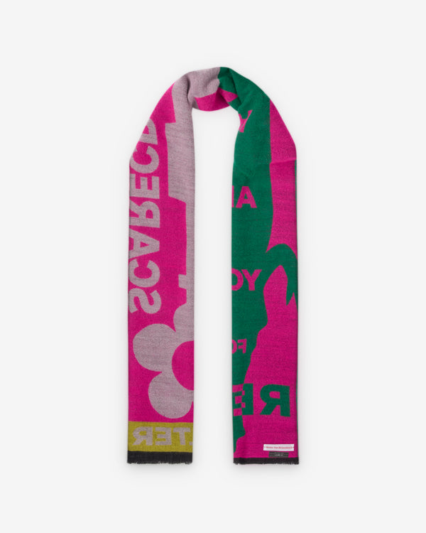 Walter Van Beirendonck - Men's Scarf Single - (Pink/Green)