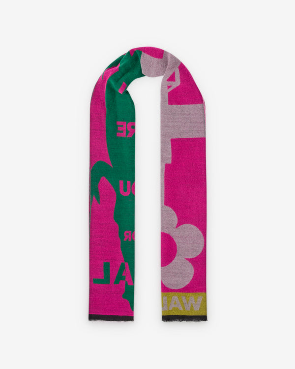 Walter Van Beirendonck - Men's Scarf Single - (Pink/Green)