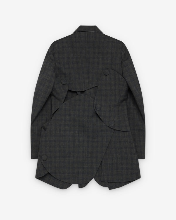 Walter Van Beirendonck - Men's Arp Art Blazer - (Dark Check)